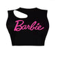 Barbie Top cuello halter único 