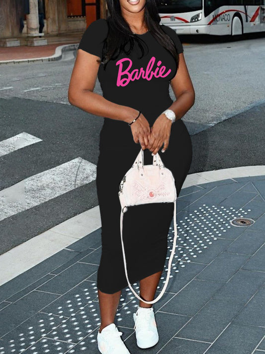 Barbie Casual Midi Dress