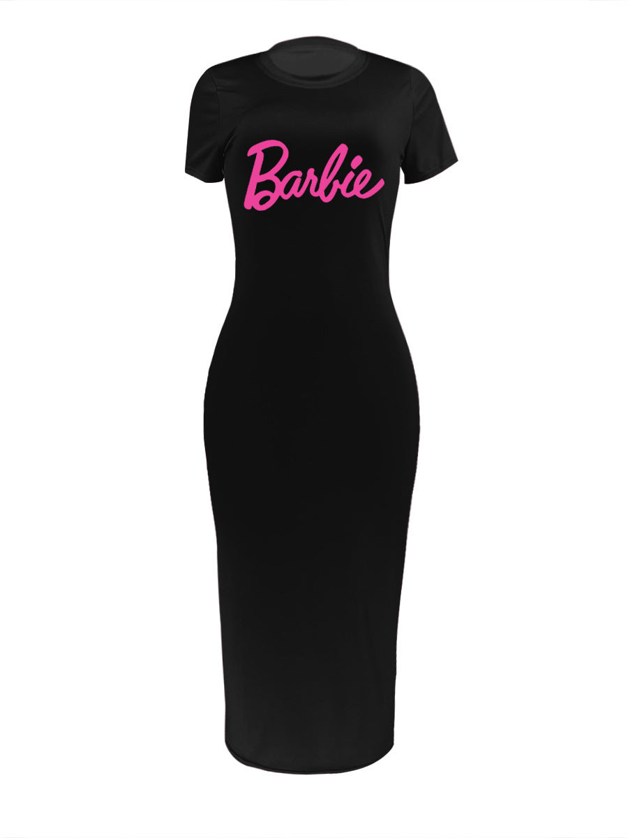 Robe midi décontractée Barbie 