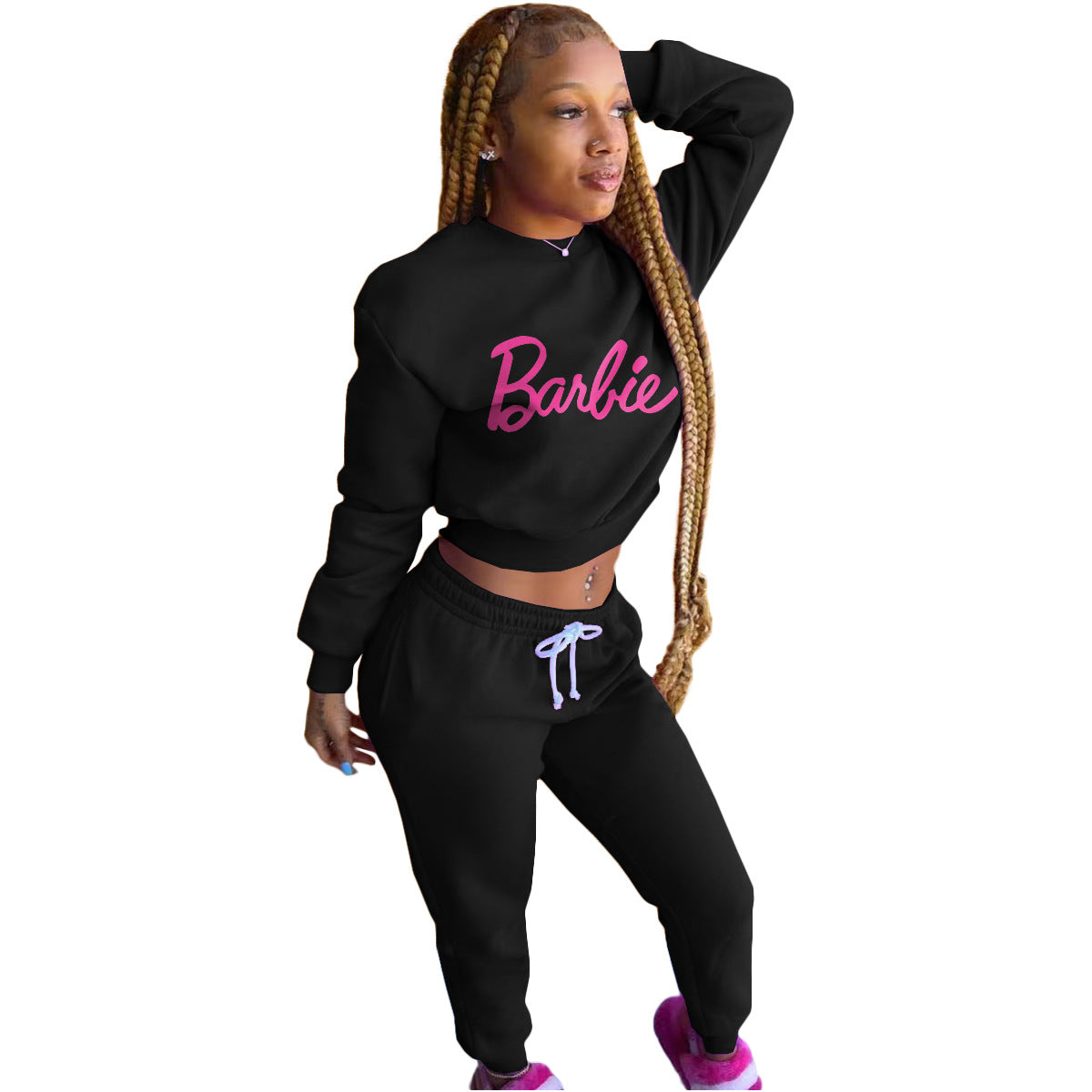 Conjunto de suéter y pantalones de Barbie 