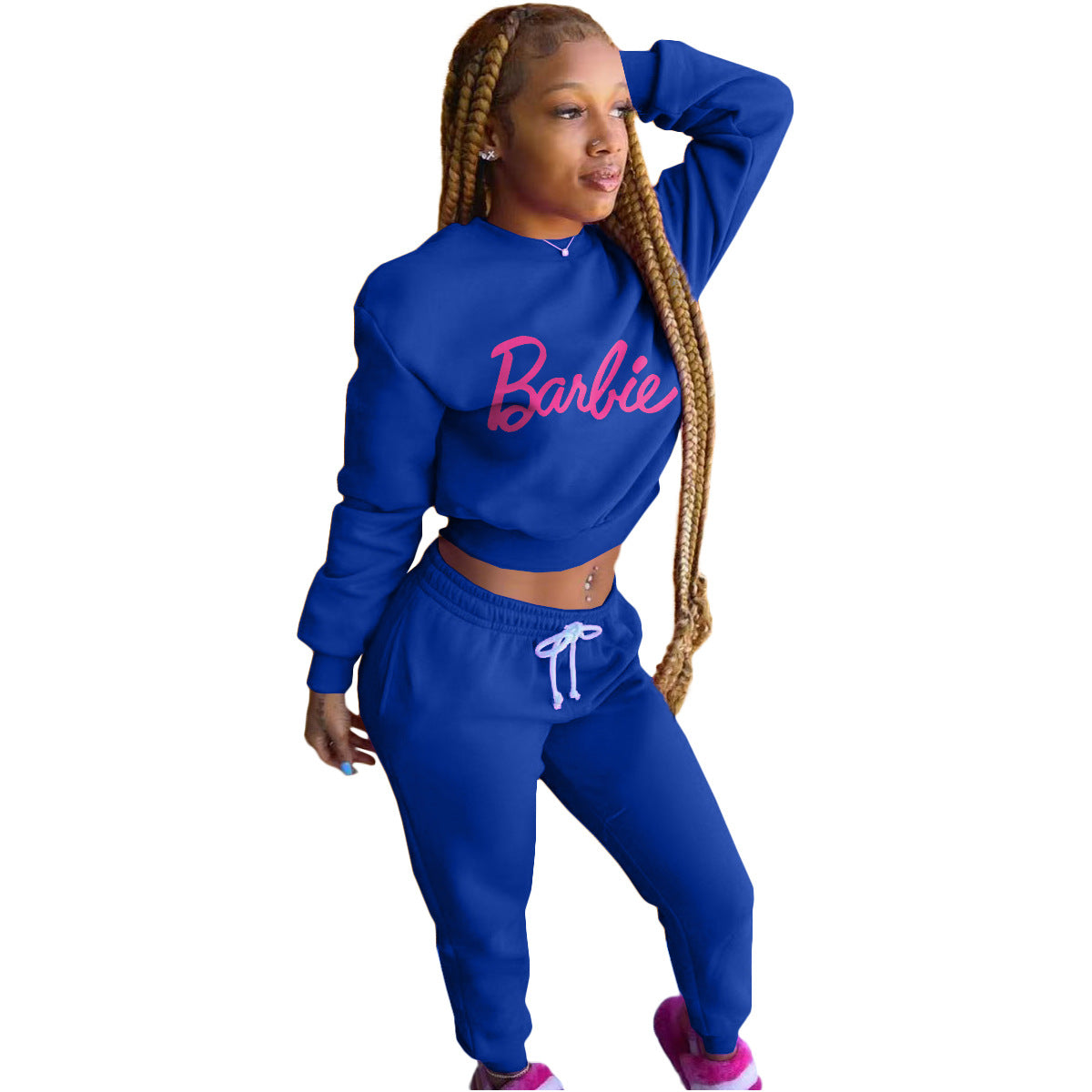 Conjunto de suéter y pantalones de Barbie 