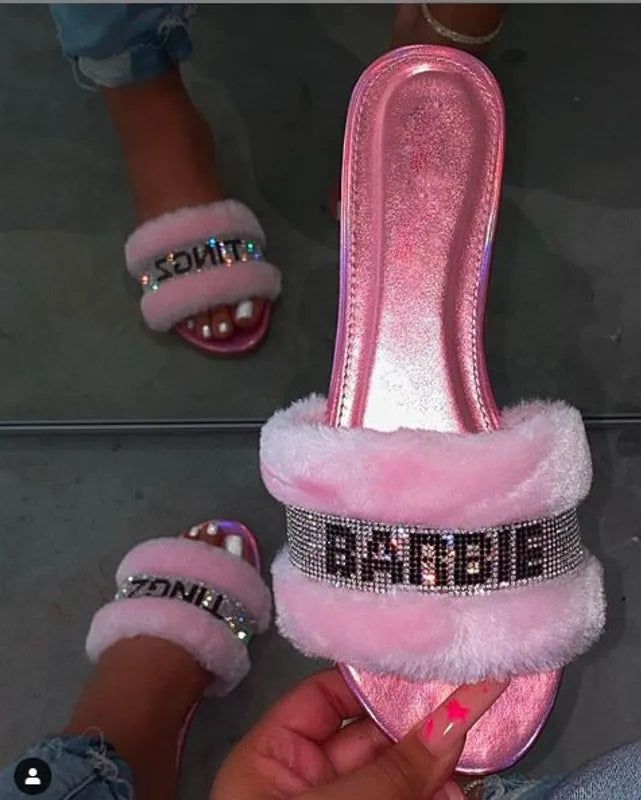 Women's Slip-On Sandals - Stylish BARBIE Slides