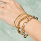 CALYPSO - Pulsera de Acero Inoxidable Chapada en Oro de 18 Quilates, Shine Infinity