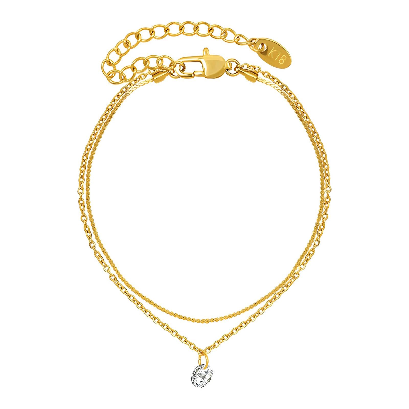  Gold Plated Waterproof Anklet