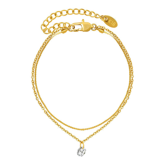  Gold Plated Waterproof Anklet