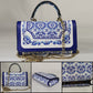 Luxury Handbag Party Bag Square Handbag - Designer Print