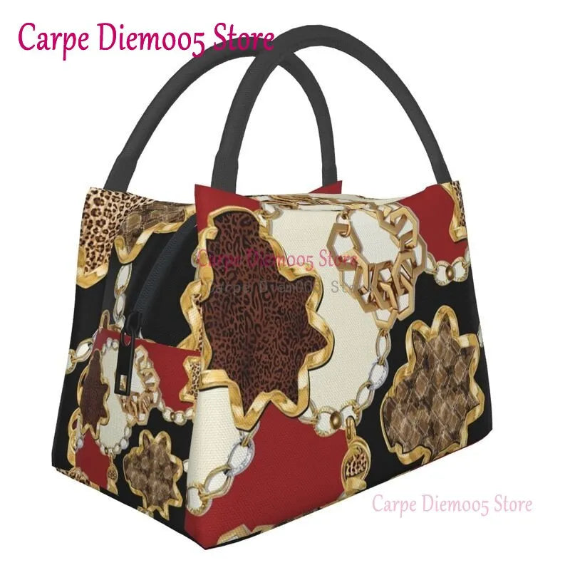 Luxury Thermal Insulated Lunch Bags - Designer Print