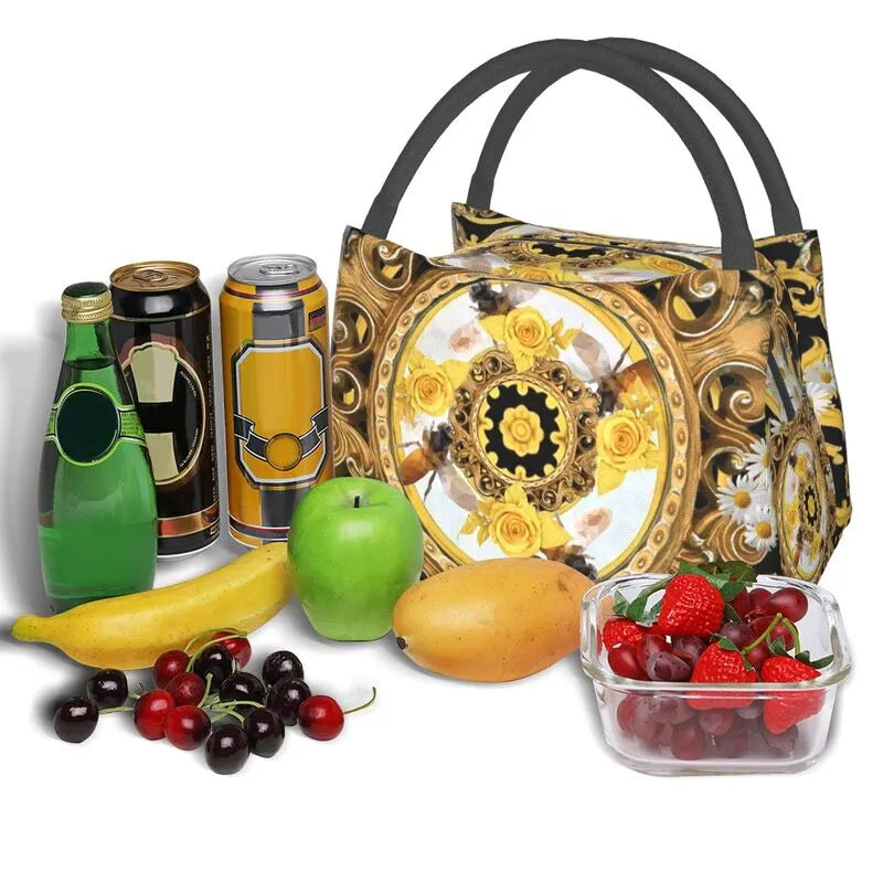 Luxury Thermal Insulated Lunch Bags - Designer Print